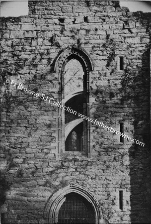 BOYLE ABBEY  WESTERN GABLE  DETAIL